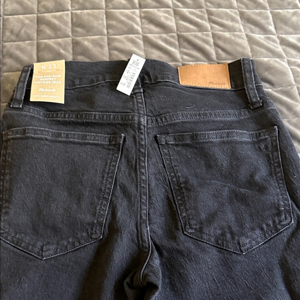Madewell Women's Black Straight Leg Jeans